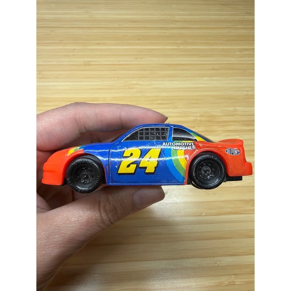 Lot of 2 NASCAR Toy Cars Terry Labonte #14 & Jeff Gordon #24 Pull Back